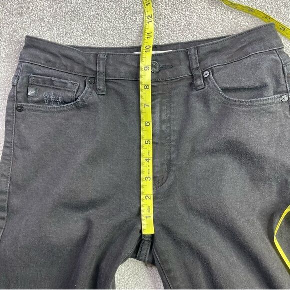 KanCan Jeans Women's 28 Black Skinny High Rise Stretch Distressed Frayed Ankle - Picture 12 of 14